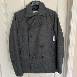 Old Navy peacoat, gray, size S